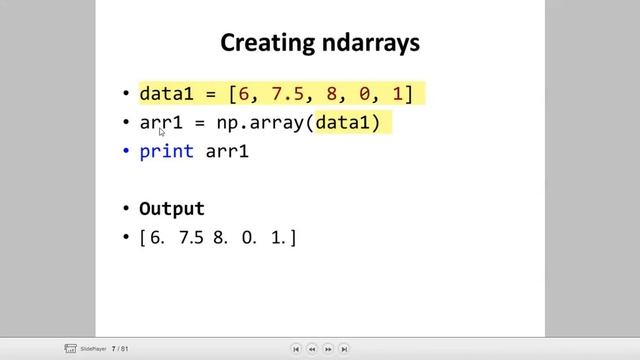 NumPy | 02 | Python | what is 1d and 2d array | Marathi смотреть онлайн