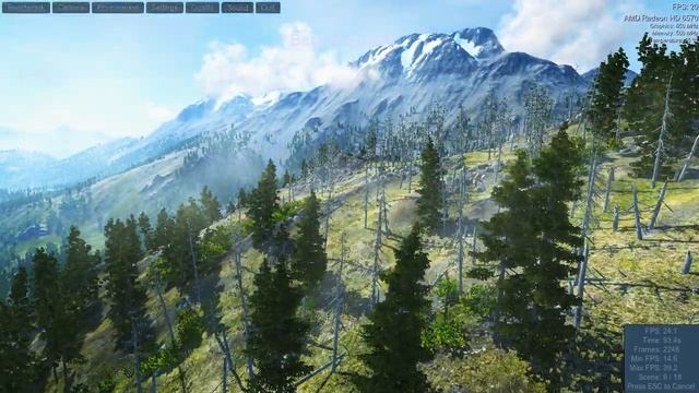 Unigine Valley with HD 6570 and FX 6300 смотреть онлайн