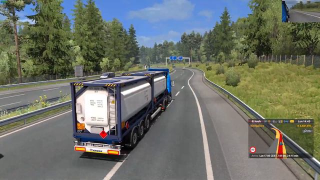 Euro Truck Simulator 2 (1.35) Germany Revisiting With GPS Voice Volvo FMX fix v1.1 + DLC's & Mods смотреть онлайн
