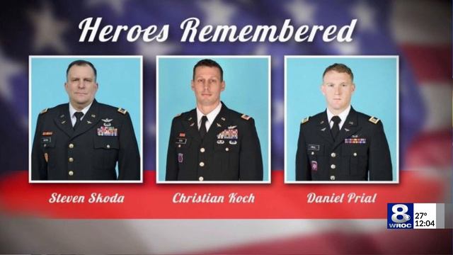 MSCO, NYS police escort third fallen soldier смотреть онлайн