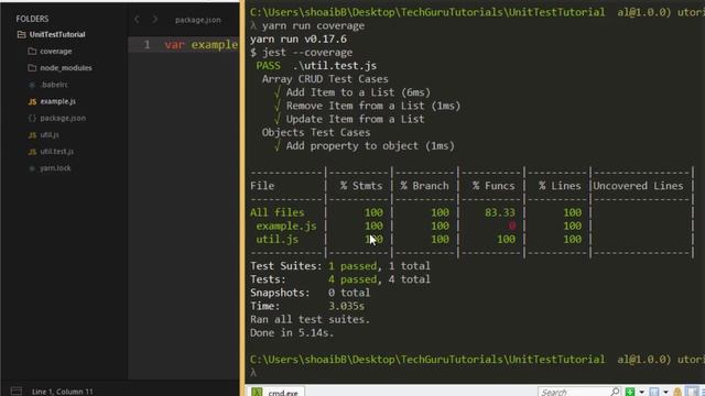 Code Coverage with Jest - #4 - Hindi / Urdu Tutorial смотреть онлайн