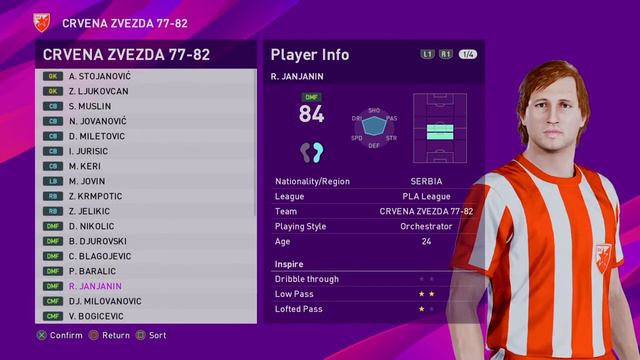 eFootball PES 2020: Red Star 1977-1982 Classic - "UEFA Cup runner-up" смотреть онлайн