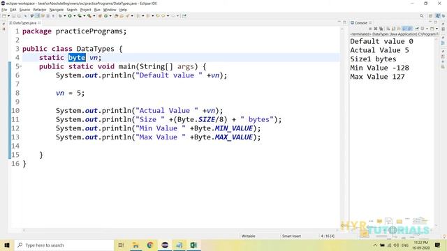 P8 - DataTypes in Java | Core Java | смотреть онлайн