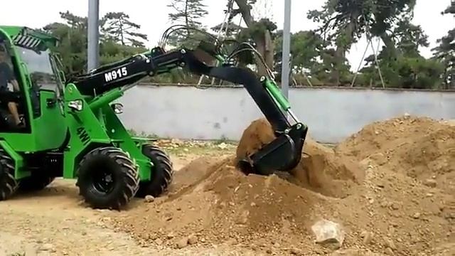 Экскаваторная рукоять на многофункциональных погрузчиках STEEL CAMEL смотреть онлайн