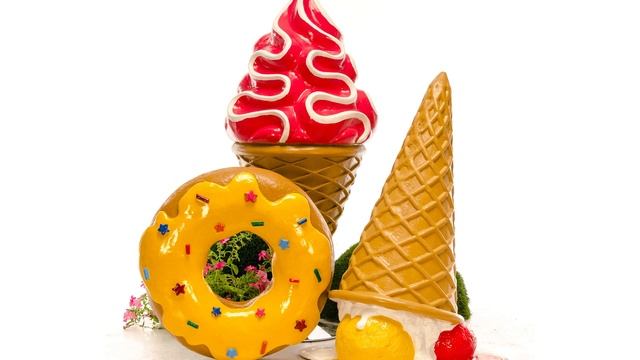 Сладости от Reklam.ru ? Рекламные фигуры из стеклопластика для кафе смотреть онлайн