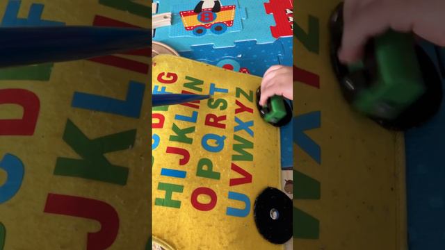 3 Y. 5 Months. ABC + 4 More Letters Learned )) H -Helena, Q - Qualle, W, X - Xylofon.