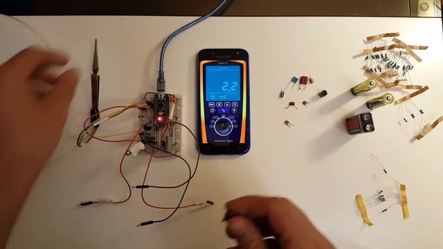DIY Multimeter/Capacitance meter/Oscilloscope.(New Version) смотреть онлайн