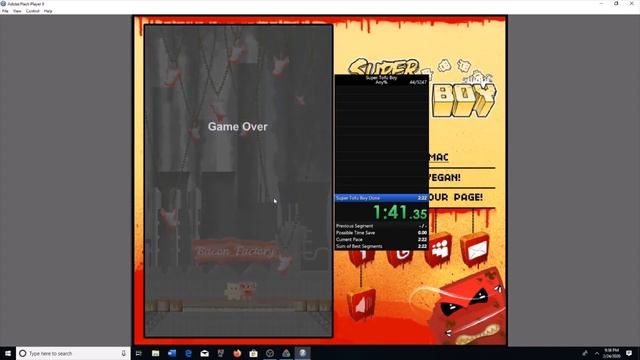 Super Tofu Boy WORLD RECORD - 2 Minutes 21 Seconds смотреть онлайн