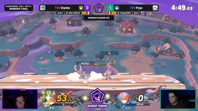 GENGAR LEAGUE #13 Pool 4 W. Final - TCV | Starlee (Palutena) Vs. TCV | Poyo (Pyra/Mythra) смотреть онлайн