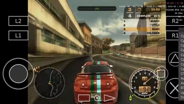 Need For Speed Most Wanted AetherSX2 Kirin 810 (30 FPS) [Bad Perfomance] смотреть онлайн