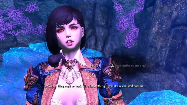 Skyrim: Serana's short commentary clips смотреть онлайн