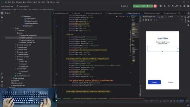 How to Create a Simple Login Register Screen | Figma to Android Studio | XML | Android | 2023 смотреть онлайн