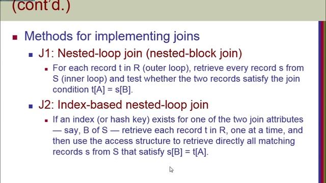 [FDBS] - Ch18 - Strategies for Query Processing смотреть онлайн