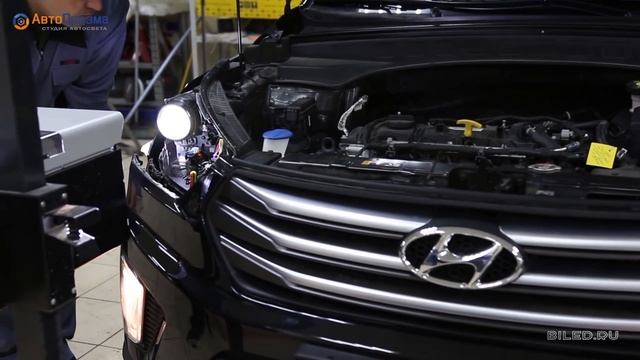 Hyundai Creta Установка светодиодных линз Luma i5+ смотреть онлайн