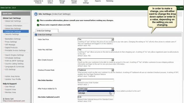 PHP cart: Pinnacle Cart: Updating your order and cart settings in Pinnaclecart.mp4 смотреть онлайн