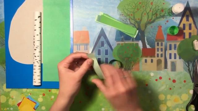 Аппликация "Берёза". Подготовила воспитатель Чукова А.Д. смотреть онлайн