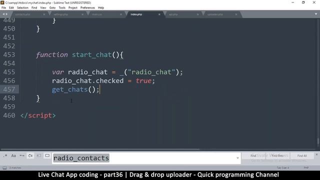 Live chat app | Part37 chat section | Javascript, AJAX, HTML, CSS, JSON, PHP, MYSQL Tutorial смотреть онлайн
