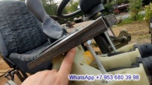 Минитрактор полный привод 4х4. Тросиковая  кулиса на кпп.