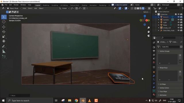 Creating Abandoned Classroom in Blender 3D and Adobe Photoshop! смотреть онлайн