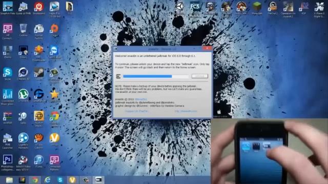 Jailbreak Untethered iOS 6.1.2 Evasi0n iPhone/iPod/iPad смотреть онлайн