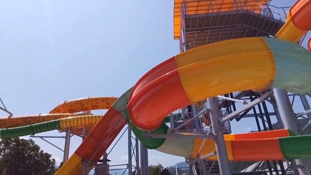 Akka Alinda hotel (Турция) новый аквапарк (4 горки - высота 15м) смотреть онлайн