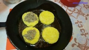 Блюдо из ОТВАРНОГО КАРТОФЕЛЯ или что приготовить из остатка картофельного пюре.