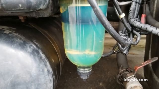 Установка фильтра грубой очистки на MAN TGA 18t-41t 12.8d Common Rail, D2876LF12 смотреть онлайн