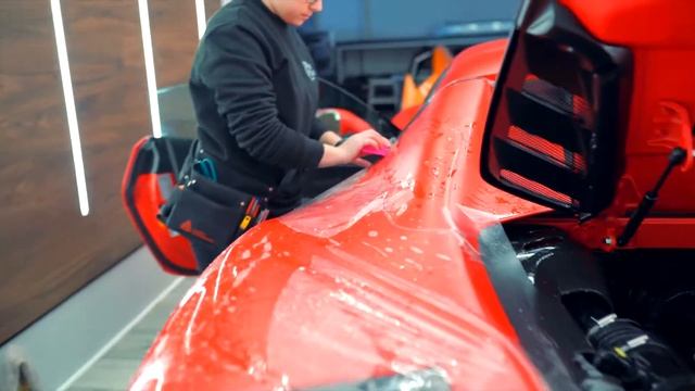 FERRARI 488 PISTA SPIDER - Paint protection film смотреть онлайн