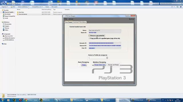 Tutorial Save Resigner - Reassine Qualquer Save Do PS3 смотреть онлайн