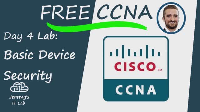 (РУССКИЙ перевод) Free CCNA _ Basic Device Security _ Day 4 Lab _ CCNA 200-301 Complete Course смотреть онлайн