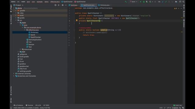 Effective Java | Item 5 | Prefer dependency injection to hardwiring resources смотреть онлайн