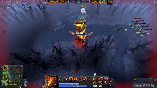 РЕЖУ ВСЕХ НА ОГНЕННОМ ДУХЕ в 7.33e Ember Spirit [Dota 2] смотреть онлайн