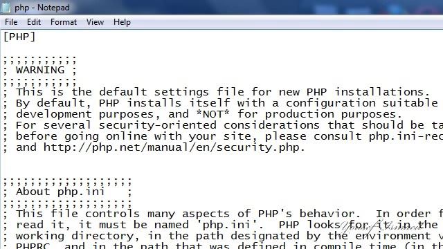 05 PHP ini Configuration File смотреть онлайн