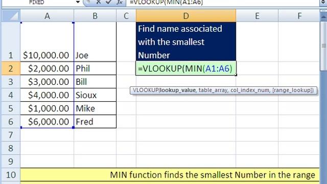 Excel Magic Trick 408: VLOOKUP MIN Value смотреть онлайн
