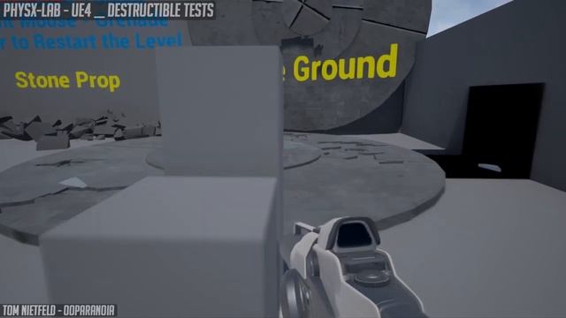 UE4 PhysX-Lab Destruction Tests смотреть онлайн