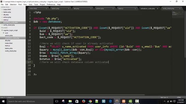 Register & Login | PHP, Mysqli, jQuery Ajax (Part - 6) Send Email Activation Link смотреть онлайн