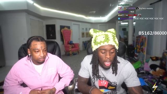 xQc Bets 100K on 21 Savage to Beat Kai Cenat in a Wager смотреть онлайн