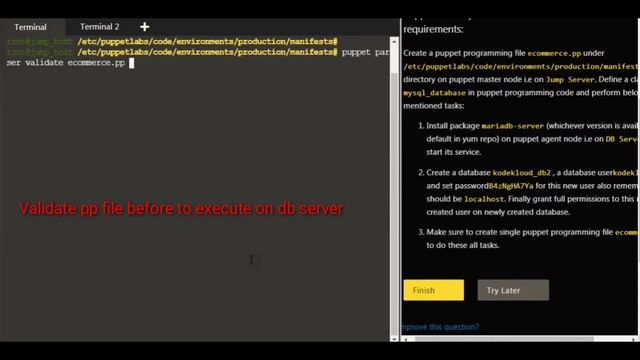 Puppet Setup Database смотреть онлайн