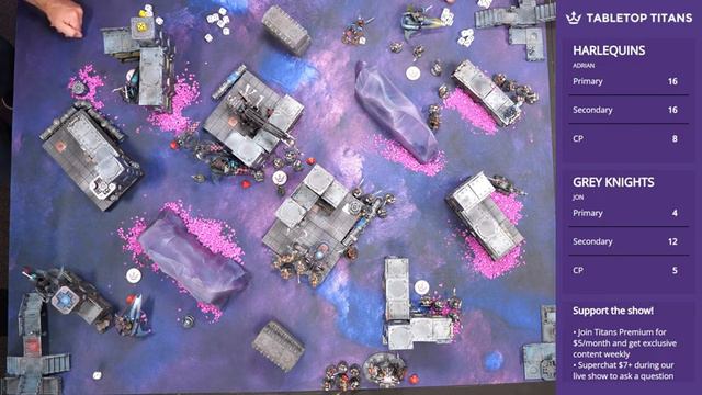 Harlequins vs Grey Knights - Warhammer 40k Battle Report смотреть онлайн