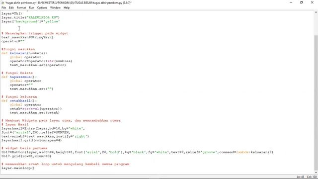 TUGAS MINGGU KE 4 (membuat kalkulator dari python) смотреть онлайн