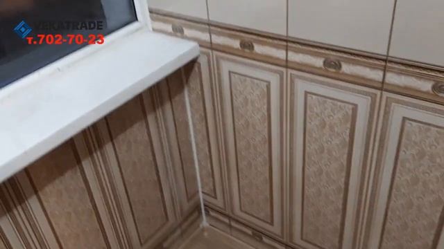 Отделка лоджии панелью ПВХ Панда Рим под ключ с утеплением смотреть онлайн