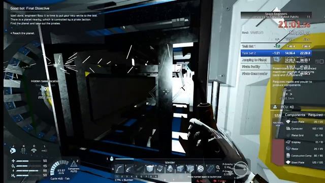Space Engineers Learning to Survive Speedrun in 41:36 смотреть онлайн