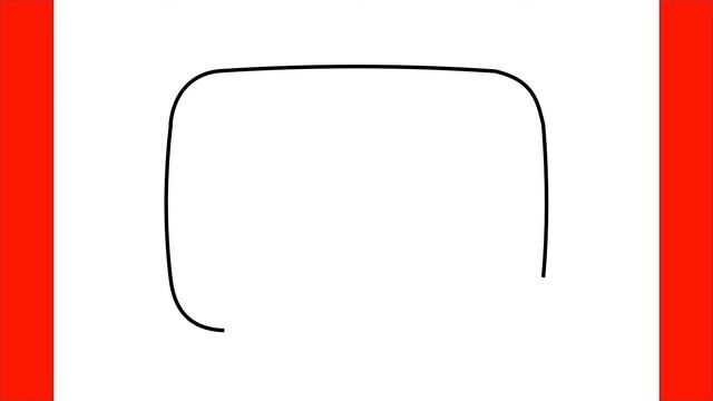 How To Draw Youtube Logo - Step By Step Drawing смотреть онлайн