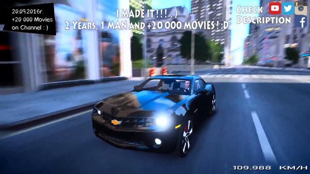 Chevrolet Camaro - GTA IV ENB - 2.7K / 1440p ! _REVIEW смотреть онлайн
