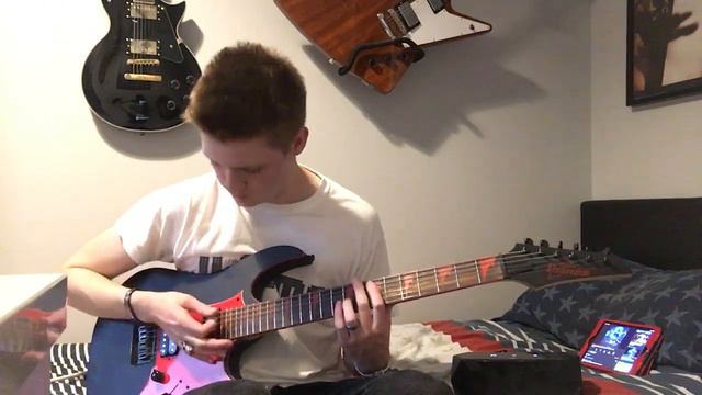 Nightmare by Avenged Sevenfold Guitar Cover on Ibanez GRG131DX-BKF смотреть онлайн