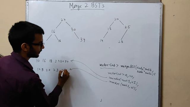 3.e) Merge 2 bst || Binary Search Tree смотреть онлайн