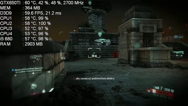 Crysis 2: Asus GTX 650 Ti Top/i5 680/[720P60] смотреть онлайн