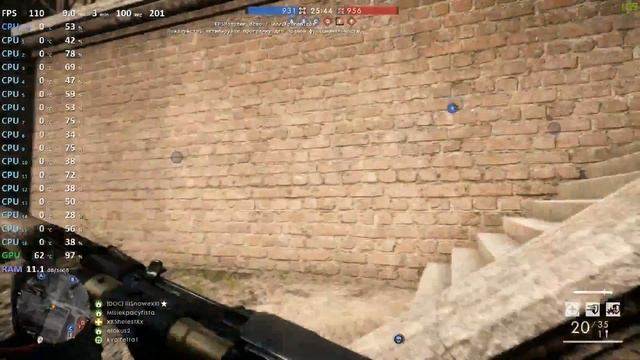 Проверка слухов о лагах у Ryzen в BF1 во время стрима (сори за звук) смотреть онлайн