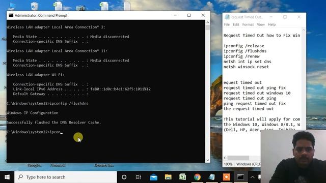 Request Timed Out How To Fix Windows 10/8/7