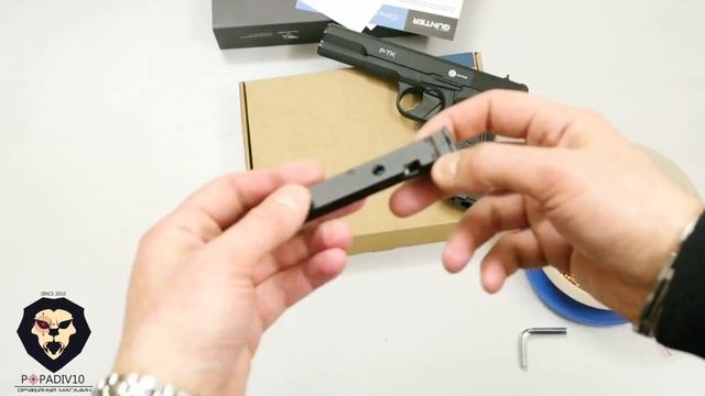 Пневматический пистолет Gunter P-TK (ТТ Тульский Токарева) ( Видео - Обзор ) смотреть онлайн